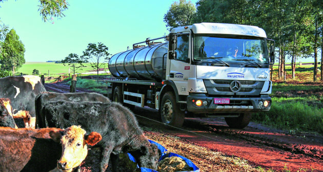 Mercedes-Benz do Brazil jako součást velkého koncernu Daimler AG dodává nákladní vozidla určená pro celou řadu různých provozů – třeba pro svoz mléka a jeho derivátů.