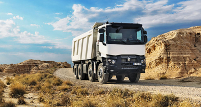 Renault K 8x4 X-Trem je určen pro nejtěžší práci v lomu Renault K 8x4 X-Trem je určen pro nejtěžší práci v lomu