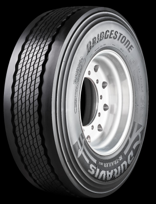 Nová pneumatika Bridgestone Duravis pro návěsy. Nová pneumatika Bridgestone Duravis pro návěsy.