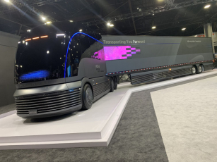 Hyundai Neptune na stánku společnosti na veletrhu NACV 2019 v USA.