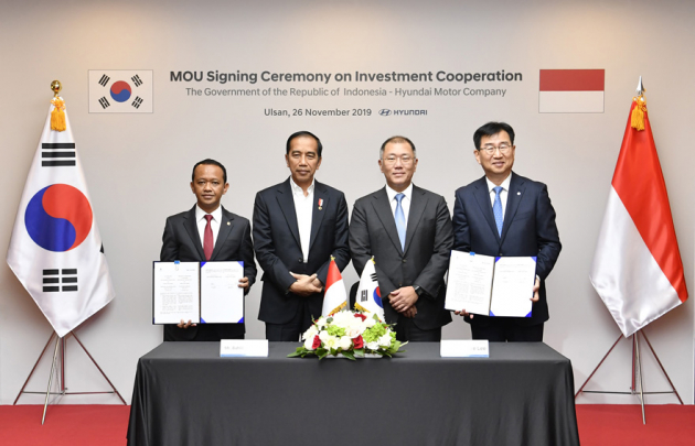 Hyundai podepsala MOU s Indonésií o výstavbě obří výrobní fabriky ve čtvrté nejlidnatější zemi světa.