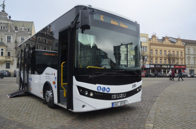 Autobus Novo City Life určený pro regionální přepravu dopravce OAD Kolín Autobus Novo City Life určený pro regionální přepravu dopravce OAD Kolín