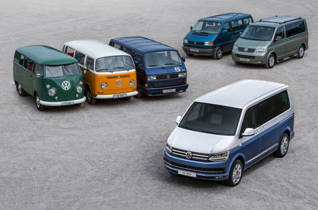 Sedmdesát let na cestě - VW Transporter. Sedmdesát let na cestě - VW Transporter.