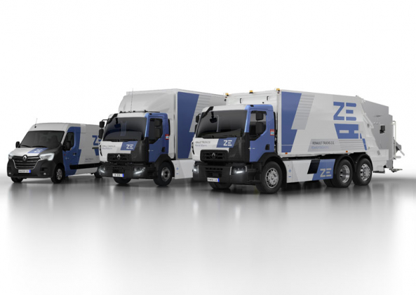 Renault Trucks spouští sériovou výrobu elektronáklaďáků. Renault Trucks spouští sériovou výrobu elektronáklaďáků.