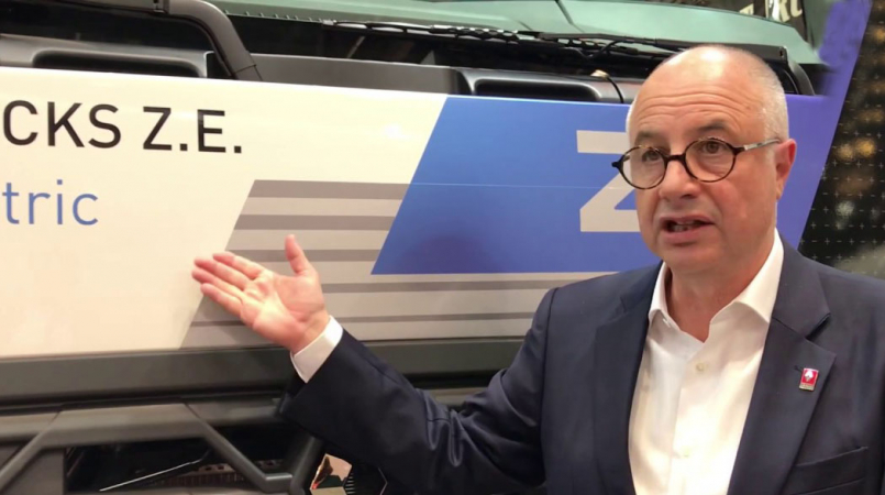 Bruno Blin, CEO společnosti renault Trucks může být s uplynulým rokem docela spokojen.