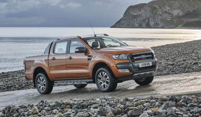 Ford Ranger Wildtrak ve své současné podobě. 