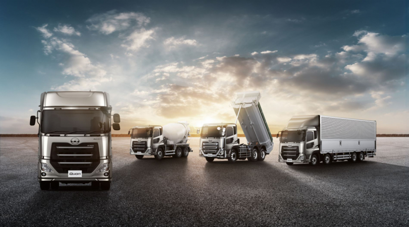 UD Trucks nabízí v rámci modelové řady Quon provedení vhodná pro distribuci zboží i pro nasazení ve stavebnictví. 