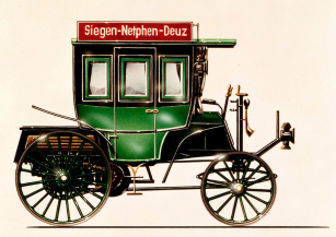 První autobus značky Benz používala společnost Netphener Omnibus-Gesellschaft na trase Siegen-Netphen-Deuz. 
