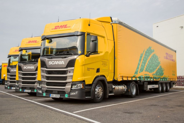 Tahače Scania s pohonem na zkapalněný zemní plyn (LNG – Liquefied Natural Gas). 