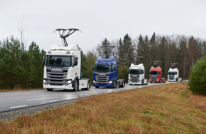 Nová vozidla Scania pro elektrifikované dálnice