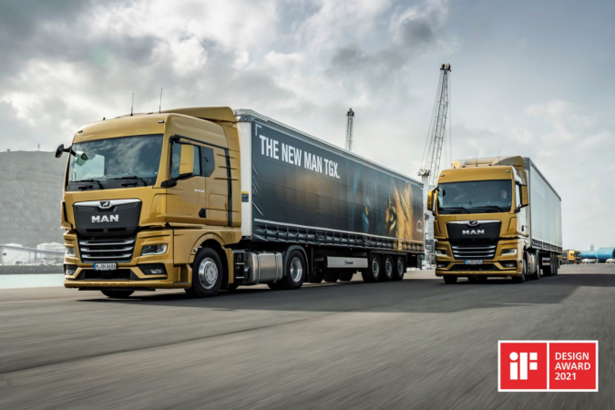 Po ocenění Red Dot v Red Dot Design Award a zlatém ocenění v anketě German Design Award sbírá nová generace vozidel MAN Truck Generation další prestižní ocenění ve dvou kategoriích iF DESIGN AWARDS.