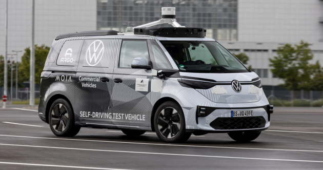Volkswagen Užitkové vozy, Argo AI a MOIA prezentují první prototypy ID.BUZZ pro autonomní jízdu. Volkswagen Užitkové vozy, Argo AI a MOIA prezentují první prototypy ID.BUZZ pro autonomní jízdu.