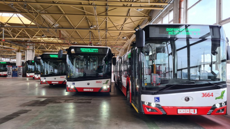 V Brně začíná jezdit flotila nových trolejbusů od skupiny Škoda Transportation. 