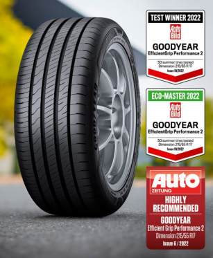 Vítězná pneumatika Goodyear EfficientGrip 2 