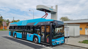 Nové elektrobusy mají v Ostravě i nové dobíjecí stanice
