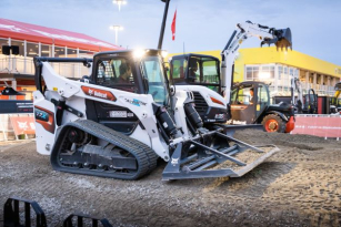 Expozice Bobcat na veletrhu Bauma