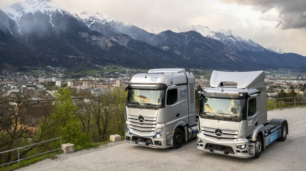 Mercedes-Benz GenH2 Truck a eActros 300 Mercedes-Benz GenH2 Truck a eActros 300