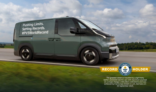 Kia PV5 Cargo rekord